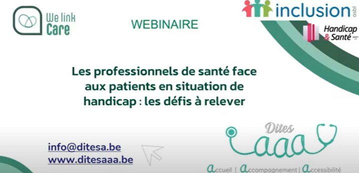 Webinaire “Les professionnels de santé face au handicap intellectuel” (20 min)